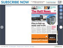Tablet Screenshot of huttnews.realviewdigital.com